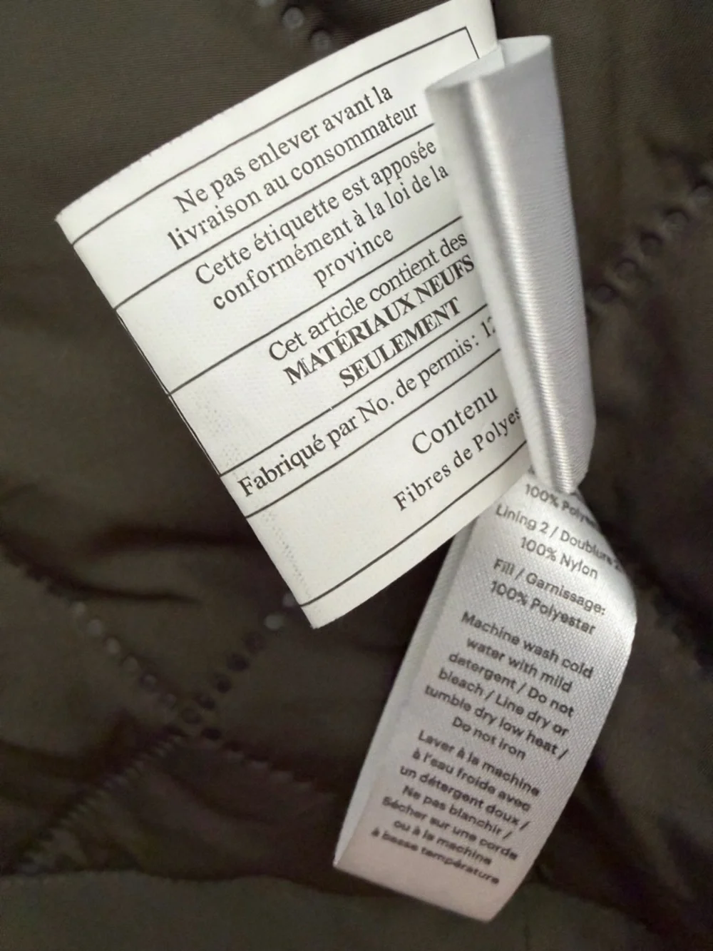 Herschel Supply Company Olive Trench Coat with Classic Collar - Picture 6 of 14